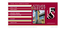 Tablet Screenshot of fks-steuer-recht.de